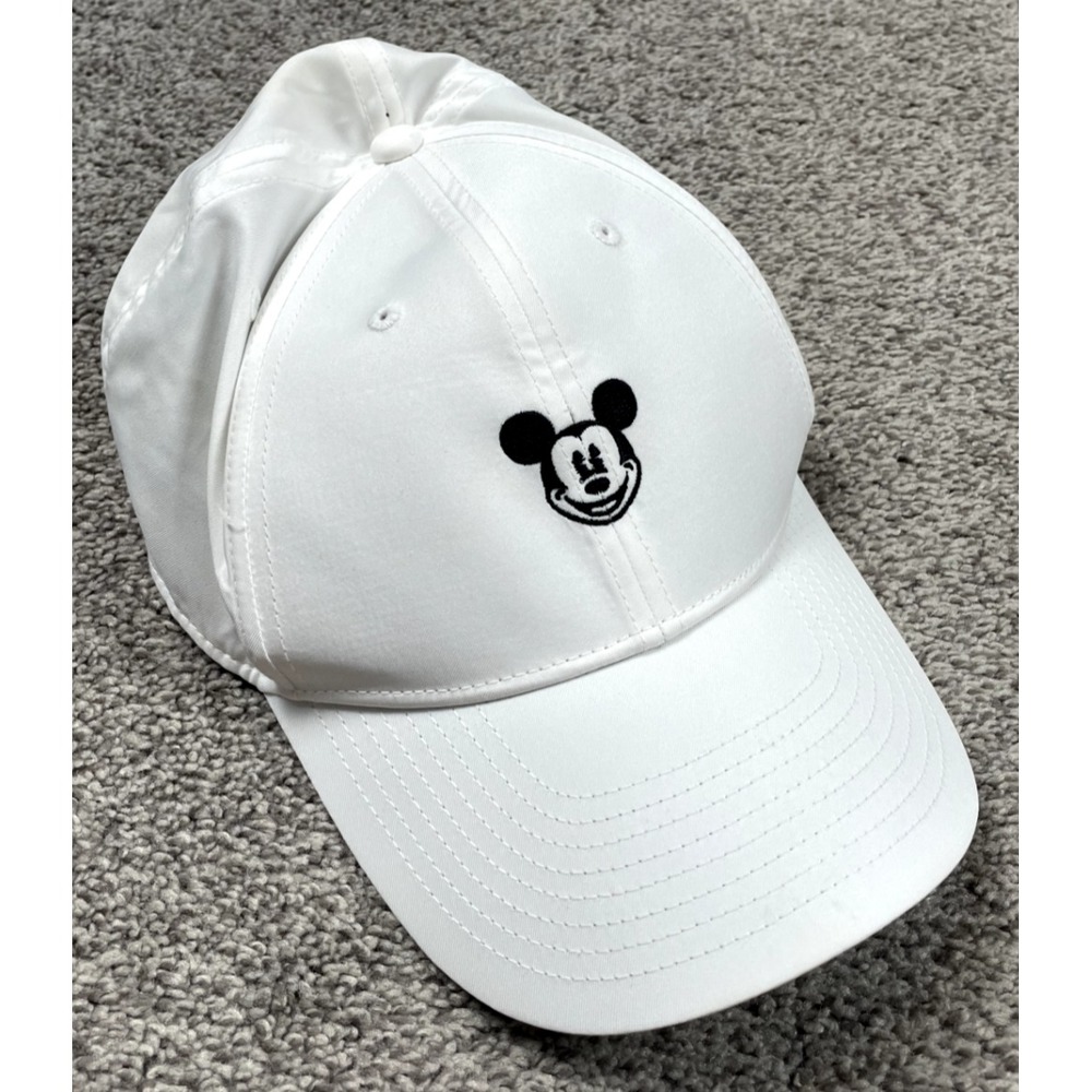 Disney Nike Baseball Hat Legacy91 Dri Fit Mickey Mouse Adjustable White Cap
